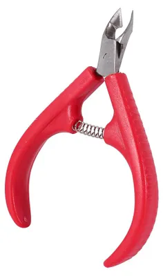 Image de Coupe-ongles professionnel en acier inoxydable et plastique, pince à ongles et à cuticules, outil de manucure