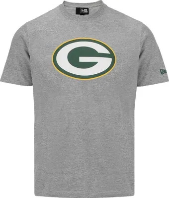 Produktbild von New Era Team Logo Tee Green Bay Packers Herren NFL Fan Shirt Grau XXL