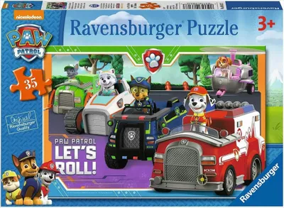 Image de RAVENSBURGER Puzzle Paw Patrol : Et c'est parti ! 35 pièces