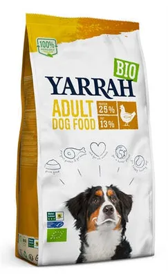 Productafbeelding van Yarrah Hondenvoer, biologische brokken met kip