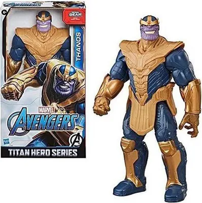 Produktbild von Marvel Avengers Titan Hero Series Deluxe Thanos, Spielfigur
