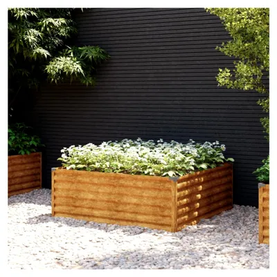 Produktbild von Hochbeet 100x100x36 cm aus Cortenstahl