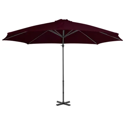 Produktbild von vidaXL Ampelschirm mit Aluminium-Mast 300 cm Rot