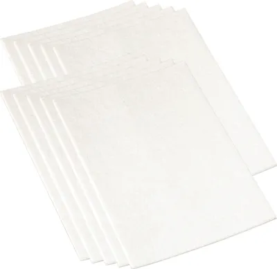 Produktbild von Adsamm® | 10 x selbstklebende Filzplatte | 200x300 mm | Weiß | rechteckig | 3.5 mm starker Filzzuschnitt in von Adsamm®