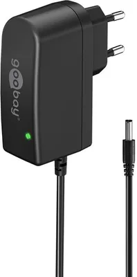 Produktbild von goobay Universal Netzteil 12 V 12 W 1 A mit DC-Stecker 5,5 mm x 2,5 mm