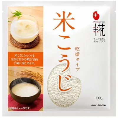Immagine prodotto di Marukome | Riso koji per amazake - 100 g - Fermentato - Ingrediente giapponese - Bevanda dolce