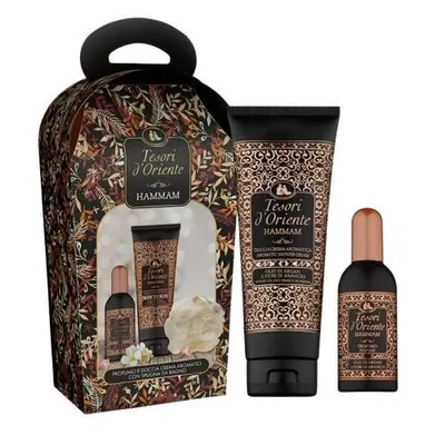Produktbild von Tesori D´oriente Geschenkset Hammam Edt 100ml + Duschgel 250ml+Schwamm
