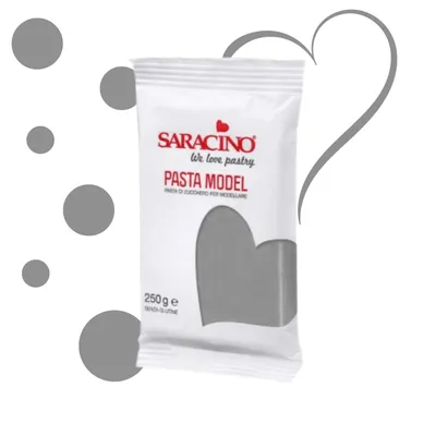 Produktbild von Graue Modellierpaste 250 g – Elegante Zuckerpaste für moderne Tortendekoration