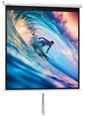 Produktbild von Beamer Leinwand 152 x 152 cm 85 Zoll 1:1 HD 4K Projektionsleinwand für Heimkino Büro-Präsentationen