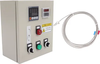 Obrázek produktu pro Inteligentní PID regulátor teploty s termočlánkem, 380 V AC, 3 fáze, 15 kW