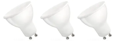 Produktbild von Spectrum GU10 LED Spot Lampe 4W 300lm 3000K Warmweiß 230V 3 Stück