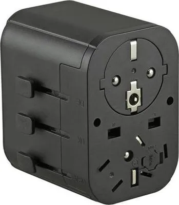 Immagine prodotto di Adattatore da viaggio Jupio 2x USB-A 1x USB-C 15,5W Adattatore da viaggio universale
