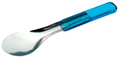 Eisspatel mit farbigem Griff, 25 cm, blau