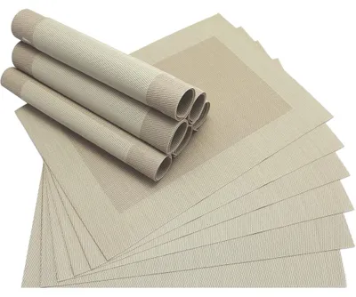 Produktbild von Tischset BORDA Beige Tischunterlage als Tischdeko