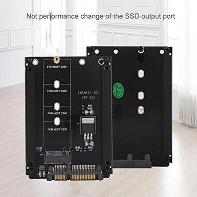 Immagine prodotto di Adattatore da PCIe a SATA a 22 pin, Plug and Play, ad alte prestazioni