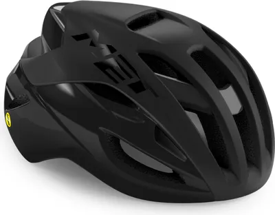 Produktbild von MET Fahrradhelm Rivale MIPS , Schwarz - Glänzend Matt, L