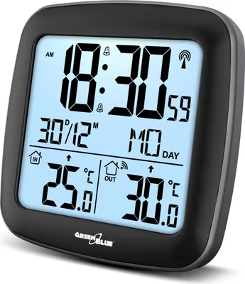 Produktbild von Funkwetterstation Wetterstation Außensensor DCF Innen- Außentemperatur Kalender