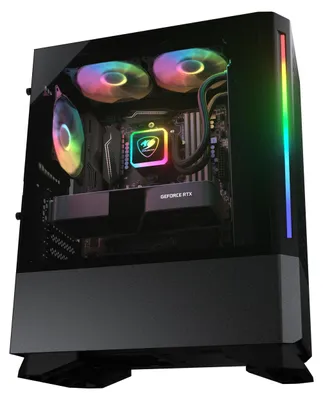 Produktbild von Cougar Gehäuse Midi-Tower MX430 Air ARGB Schwarz - Midi/Minitower - ATX