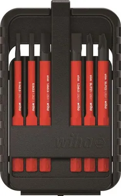 Immagine prodotto di Set di punte intercambiabili VDE slimBit electric PH, PZ, XENO, a taglio dritto, 12 pezzi, Wiha | 4010995431624