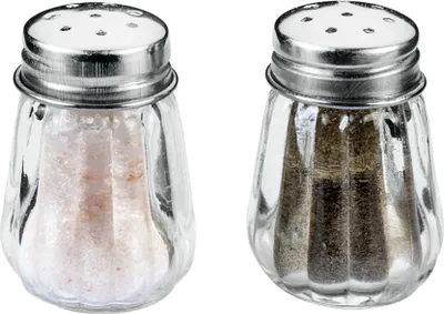 Produktbild von metaltex Salz- & Pfefferstreuer-Set Glas / Edelstahl