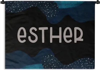 Produktbild von MuchoWow® Wandteppich Wandbehang Esther - Pastell - Mädchen 120x90 cm Tapisserie Dekoration Wandtuch - Wohnen - Aufhänger für die Wand
