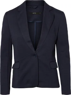 Zdjęcie produktu dla Vero Moda VMJULIA, Damski, Niebieski, Blazer, Dorosły, Fit and Flare coat, Blue,Total Eclipse