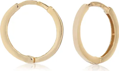 Produktbild von Paar Creolen 13mm 333 Gelb Gold 8 Karat Ohrringe Klappcreolen Ohrschmuck