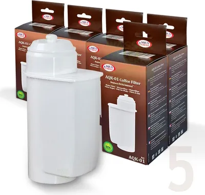 Produktbild von 5 x Wasserfilter Aquacrest AQK-01 kompatibel mit Brita Intenza NEU!