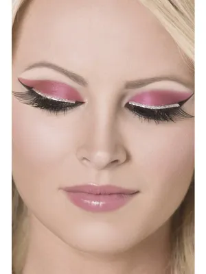 Produktbild von Lange Wimpern in Schwarz mit Glitter