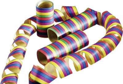 Produktbild von 3 Kunterbunte Partynight Luftschlangen 4m