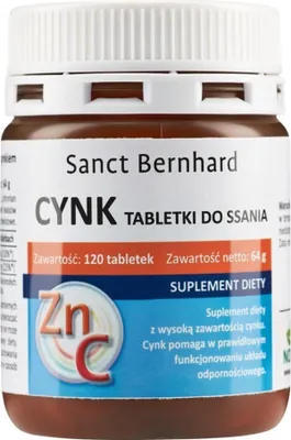 Immagine prodotto di Integratori alimentari Kräuterhaus Sanct Bernhard zinco + vitamina c (120 compresse) 5011