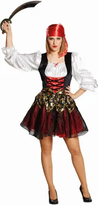 Produktbild von Mottoland Faschingskostüm Piratenbraut, Größe 42, Farbe original