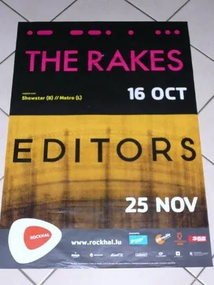Zdjęcie produktu dla REDAKCJA - THE RAKES - PLAKAT / AFFICHE - 70x100 cm