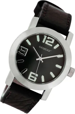 A close-up studio shot of a wristwatch.