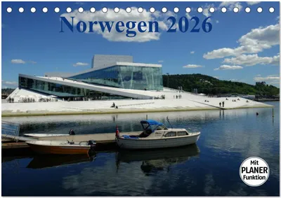 Produktbild von Norwegen und seine Schönheiten 2026 (Tischkalender 2026 DIN A5 quer), CALVENDO Monatskalender