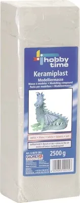 Obrázok produktu pre Glorex Keramiplast 1000 g, biela