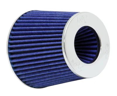 Obrázok produktu pre Univerzálny okrúhly skosený filter K&N so vstupom 102 mm a výškou 140 mm, kovová strieška