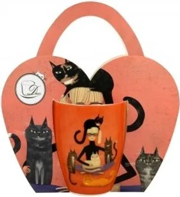 Immagine prodotto di Tazza in porcellana in confezione regalo Cat's World Cindy & Kitties