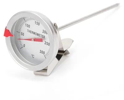 Fritteusenthermometer aus Edelstahl, 15 cm Sonde, 50–300 °C