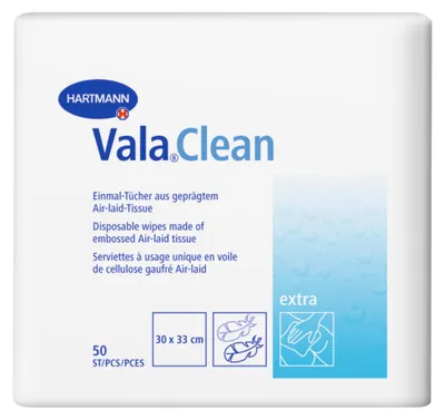 Produktbild von ValaClean extra Einmal-Tücher, 50 St