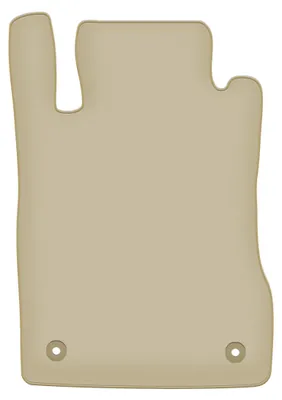 Image de Tapis conducteur moquette PREMIUM beige compatible avec Mercedes W211 4Matic (2003-2009, berline, kombi) – avec fixations – sur‑mesure
