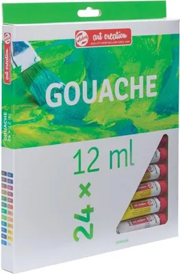 Immagine prodotto di Talens Art Creation Gouache Set 24 x 12 ml tavolozza completa di colori a guazzo