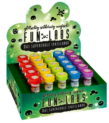 Produktbild von KOSMOS 601409 Fun Labs Glitschig. Schleimig. Magisch. Das supercoole Spaßlabor. - sortiert