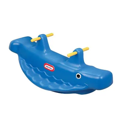 Produktbild von Little Tikes Kinderwippe Schaukelwippe WAL Wippe blau für 3 Kinder wetterfest