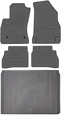 Produktbild von Opel Combo D Kastenwagen (2012-12.2017) - Set: Gummifußmatten + Kofferraummatte