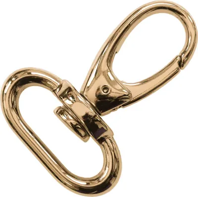 5 Bolzen-Karabiner Karabinerhaken rosengold 32x58 mm