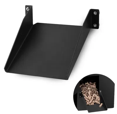 Imagen del producto de Deslizador para pellets, compatible con parrillas Traeger, accesorio de aluminio, color