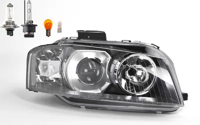 Produktbild von Scheinwerfer passend für Audi A3 8P 05/03- 07/08 Rechts Leuchtmittel 8P0941030M 8P0941030D Johns