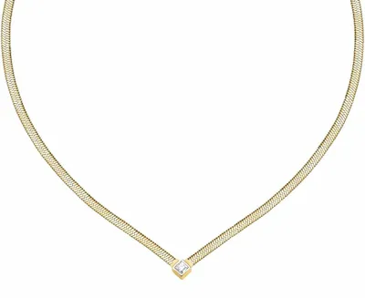 Immagine prodotto di Collana da donna placcata oro con cristalli Hádek Gioia SAVY29