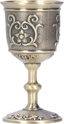 Zdjęcie produktu dla Brązowy kielich do wina, Vintage brązowy kielich do wina, brązowy kielich, tłoczony brązowy kielich, kielich królewski, artykuły imprezowe